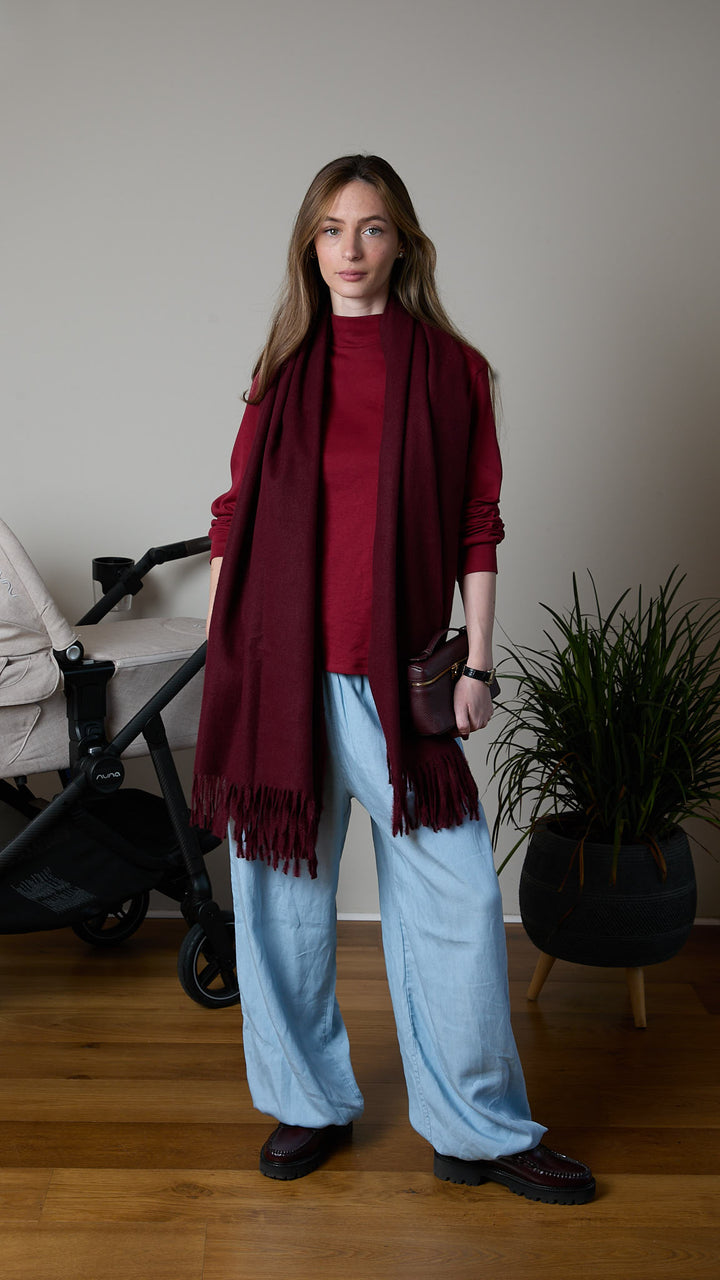 ג׳ינס בלון עם גומי במותניים ״ג׳ייד״